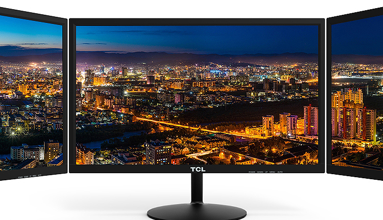 显示屏 178°广视角可壁挂家用办公 全高清液晶电脑显示器 品牌:tcl